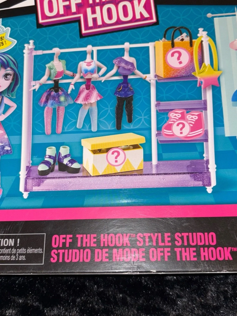 Off The Hook Style Studio Fashion Doll Playset - Pink & Blue
